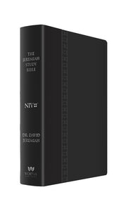 NIV The Jeremiah Study Bible/Large Print-Black Leatherluxe W/Burnished Edges