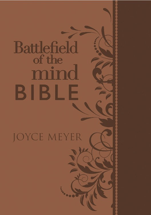 Amplified Battlefield Of The Mind Bible-Brown Euroluxe