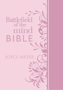 Amplified Battlefield Of The Mind Bible-Pink Euroluxe