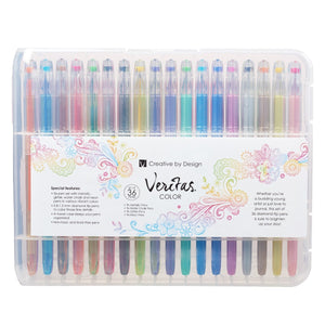 Veritas Gel Pen Set (Set Of 36 Assorted)