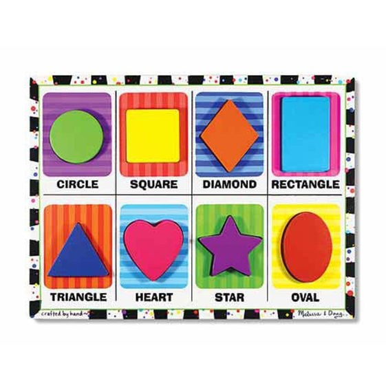 Puzzle-Shapes Chunky Puzzle (8 Pieces) (Ages 2+)