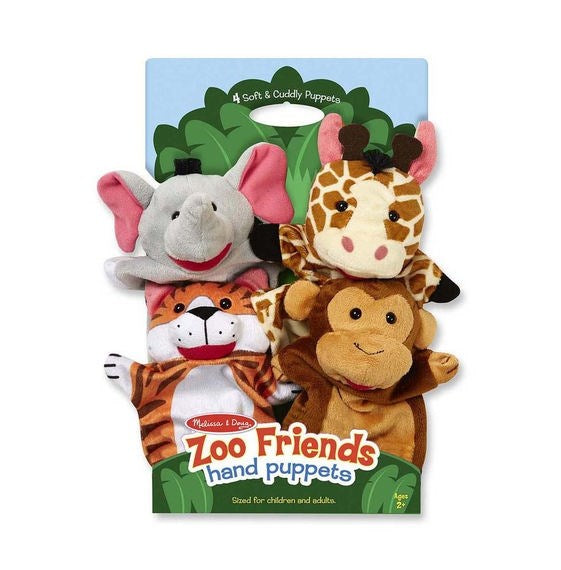 Hand Puppet Set-Zoo Friends (Ages 2+)