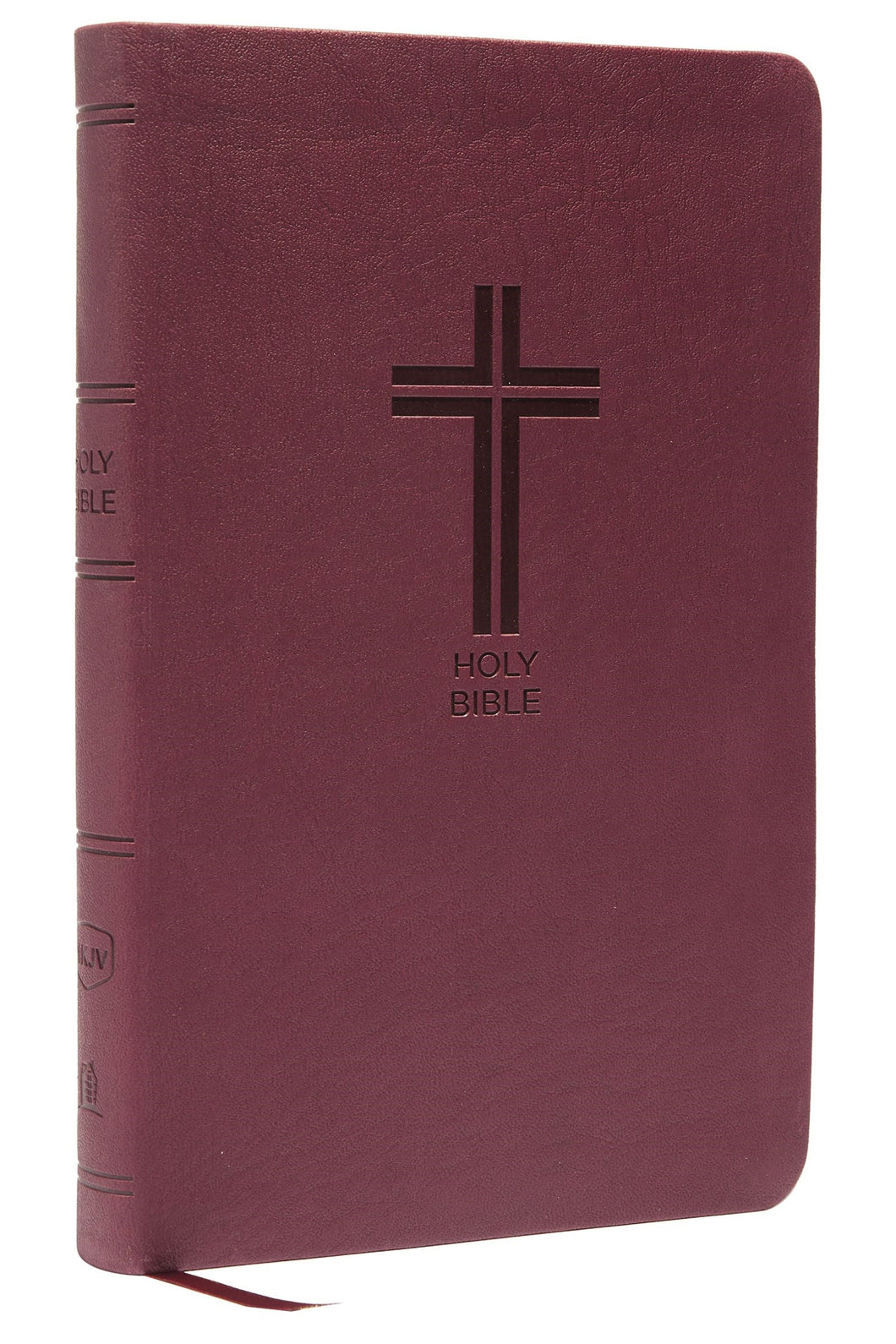 NKJV Thinline Bible (Comfort Print)-Burgundy Leathersoft