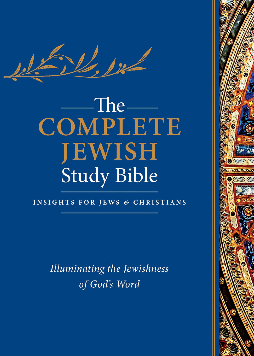 The Complete Jewish Study Bible-Black Genuine Calfskin Leather Indexed