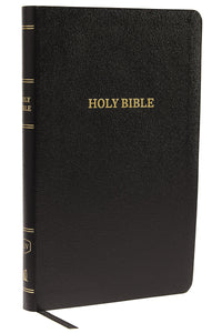 KJV Thinline Reference Bible (Comfort Print)-Black Bonded Leather
