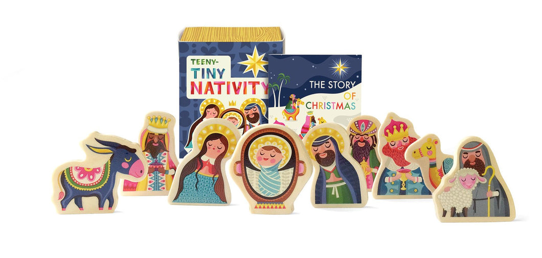 Teeny-Tiny Nativity (Book & Wooden Figures)