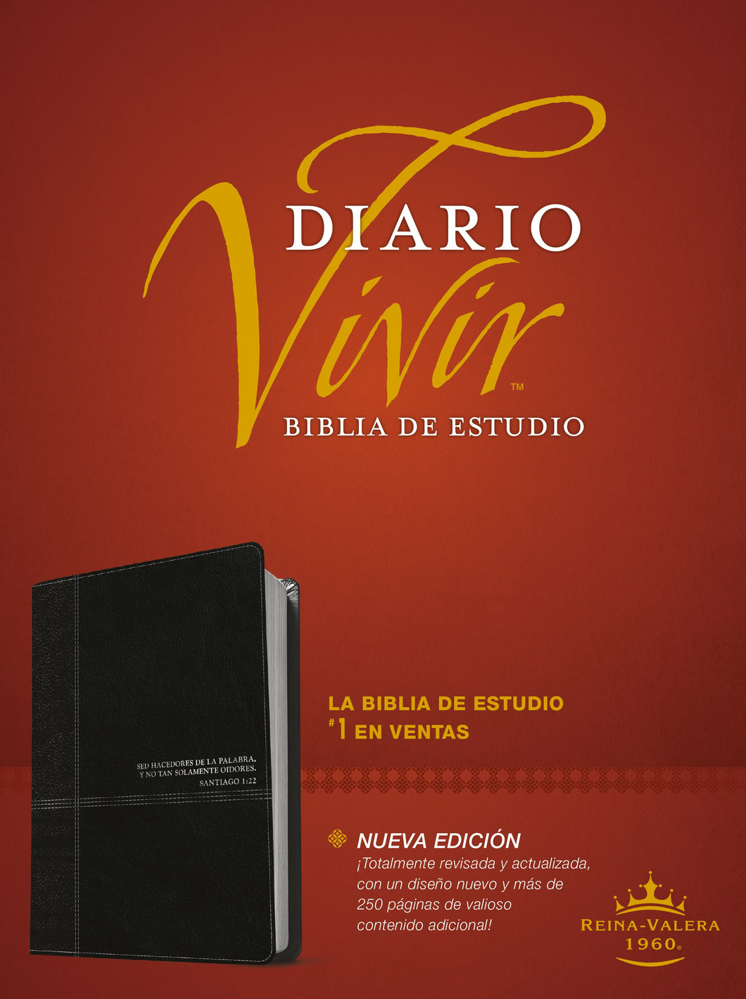 Spanish-RVR 1960 Life Application Study Bible (Biblia de Estudio del Diario Vivir)-Black LeatherLike