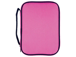 Bible Cover-Colorful-Pink/Black-MED