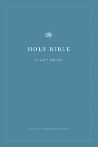 ESV Economy Bible/Giant Print-Blue Softcover