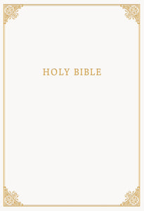 CSB Family Bible-White Bonded Leather Over Board