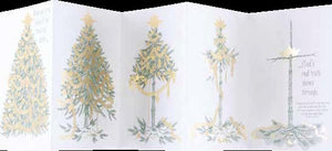 Card-Boxed-Christmas-Tree To Cross Five-Panel Card (Box Of 18)