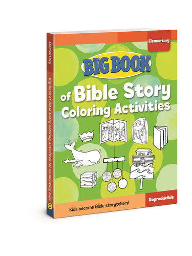 Big Book Of Bible Story Coloring Activities For Elementary Kids