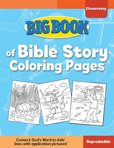Big Book Of Bible Story Coloring Pages For Elementary Kids
