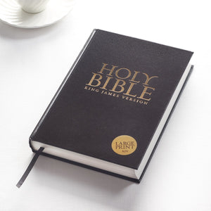 KJV Large Print Pew Bible-Black Hardcover