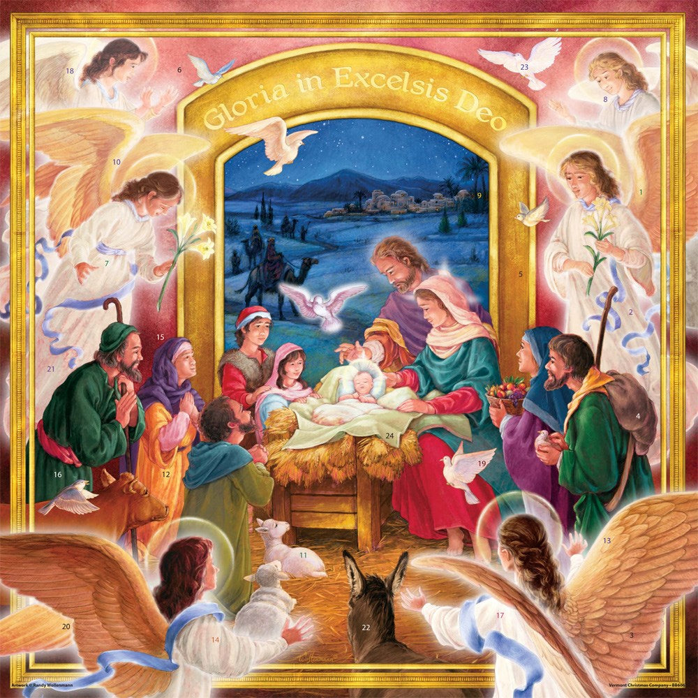 Jumbo Advent Calendar-Visitation (17 x 17)