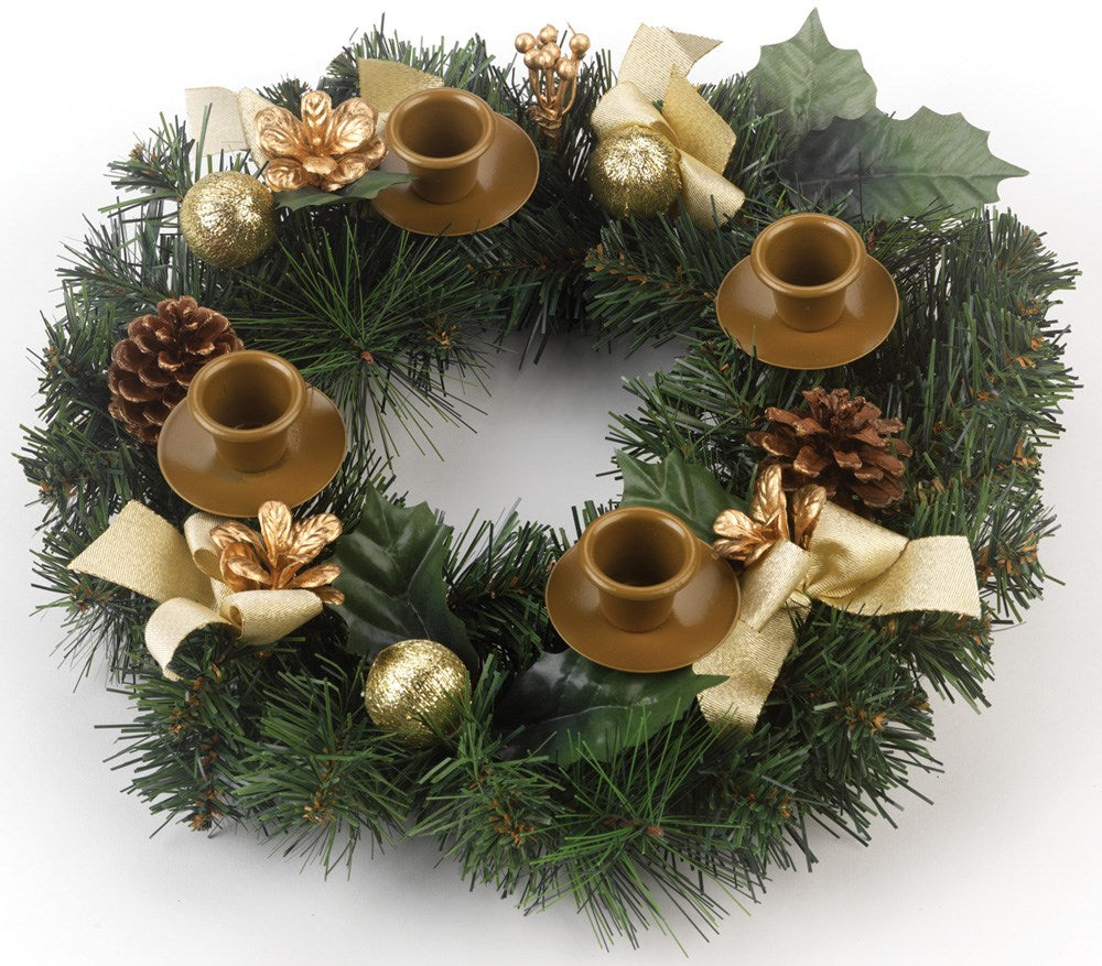 Advent Wreath-Traditional Pine Cone (11