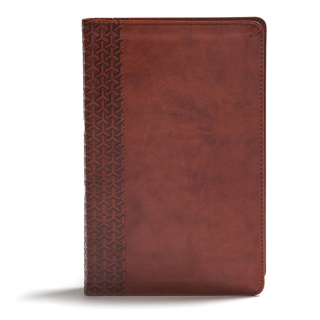 CSB Everyday Study Bible-British Tan LeatherTouch