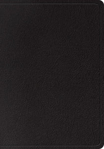 ESV Large Print/Wide Margin Bible-Black Genuine Leather