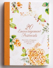Encouragement Postcard Book-The Beauty Of His Word/Hydrangea (Pack Of 20)