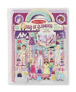 Activity Book-Puffy Sticker: Day Of Glamour (Ages 4+)