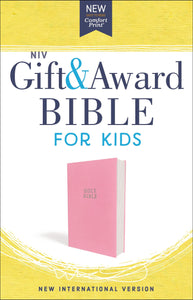 NIV Gift & Award Bible For Kids (Comfort Print)-Pink Flexcover
