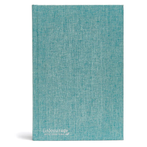 CSB (in)courage Devotional Bible-Green Cloth Over Board