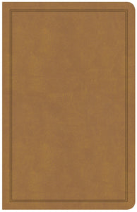 CSB Deluxe Gift Bible-Tan LeatherTouch