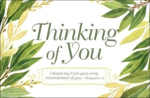Postcard-Thinking Of You (1 Timothy 1:3 KJV) (Pack Of 25)