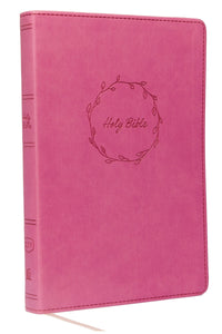KJV Thinline Bible (Comfort Print)-Pink Leathersoft