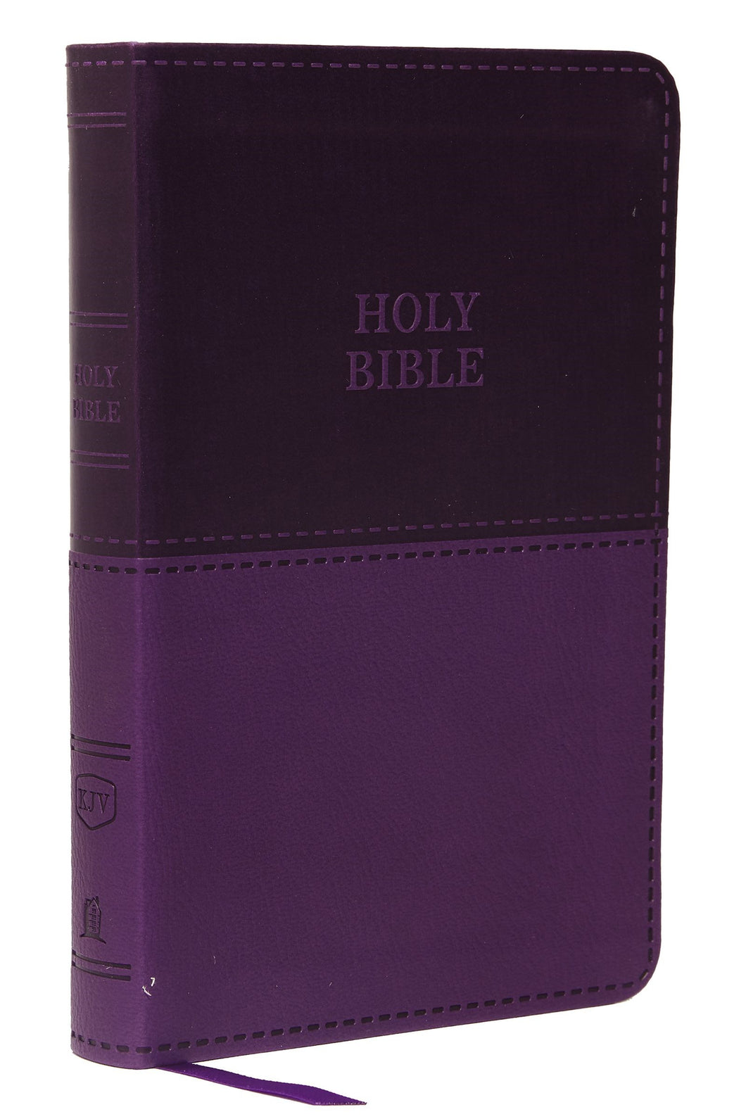 KJV Value Thinline Bible/Compact (Comfort Print)-Purple Leathersoft