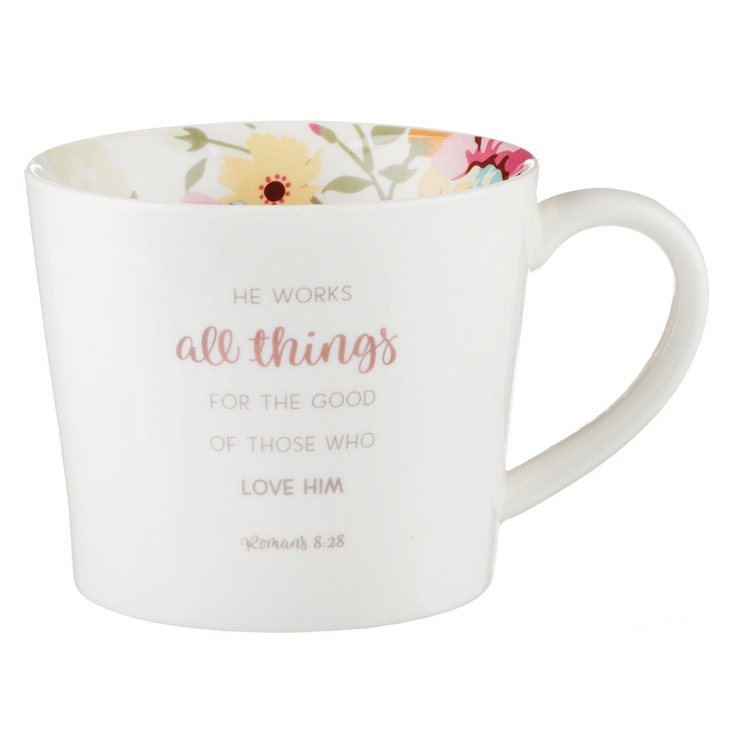 Mug-He Works All Things w/Gift Box