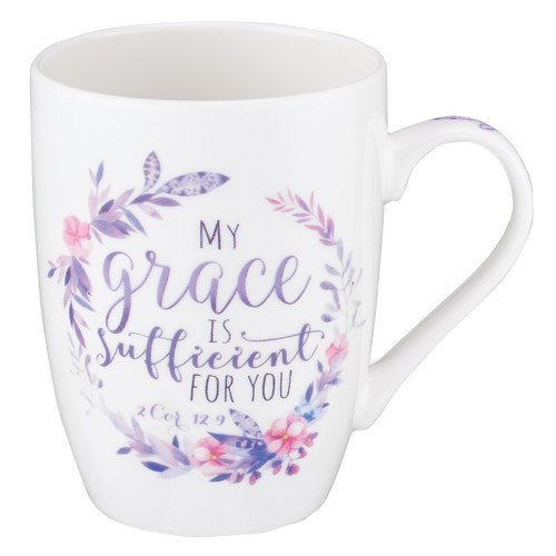 Mug-My Grace Is Sufficient For You w/Gift Box (2 Corinthians 12:9) (MUG557)