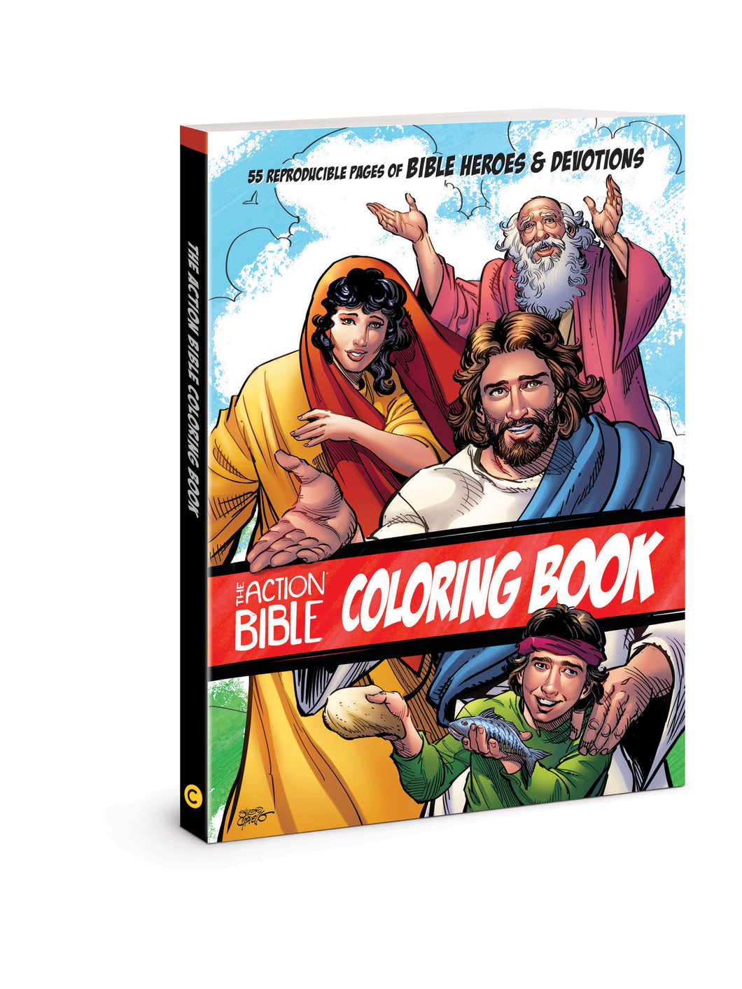 The Action Bible Coloring Book (#144661)