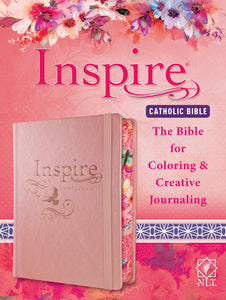 NLT Inspire Catholic Bible-Pink Hardcover