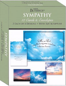 Card-Boxed-Shared Blessings-Sympathy Clouds In The Sky (Box Of 12)