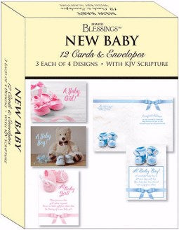 Card-Boxed-Shared Blessings-New Baby (Box Of 12)