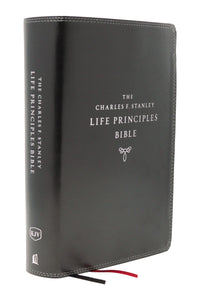 KJV Charles F. Stanley Life Principles Bible (2nd Edition) (Comfort Print)-Black Leathersoft
