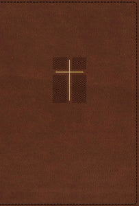NIV Quest Study Bible (Comfort Print)-Brown Leathersoft Indexed