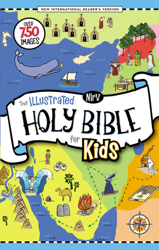 NIrV The Illustrated Holy Bible For Kids (Comfort Print)-Hardcover