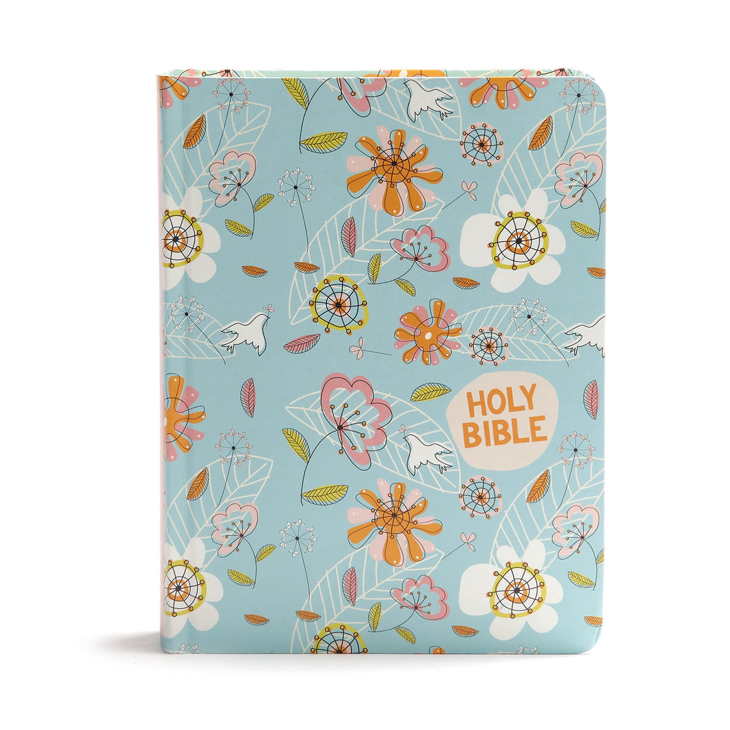 CSB Journal And Draw Bible For Kids-Blue Hardcover