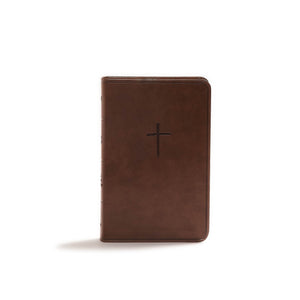 KJV Compact Bible (Value Edition)-Brown LeatherTouch