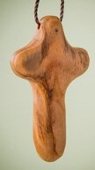Cross-Olive Wood-Small Holding With Short Chord (2")