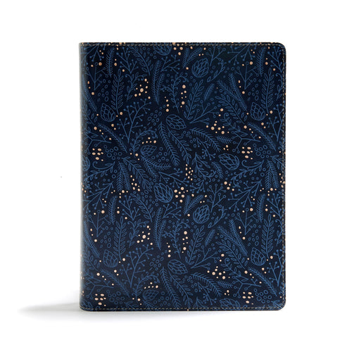 CSB Study Bible-Navy LeatherTouch Indexed