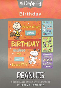 Card-Boxed-Birthday-Peanuts-NCV (Box Of 12)