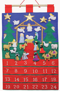 Fabric Advent Calendar-Tidings Of Joy (16 x 25)