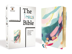 NIV The Jesus Bible (Comfort Print)-Multi-Color/Teal Leathersoft