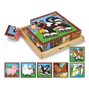 Puzzle-Farm Cube Puzzle (8 Pieces) (Ages 3+)