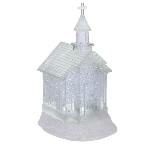 Home Decor-Lighted LED Church (10.75