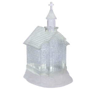 Home Decor-Lighted LED Church (10.75"H)