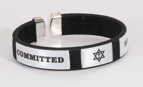 Bracelet-Committed Believer (Cuff)-Black (#9815)